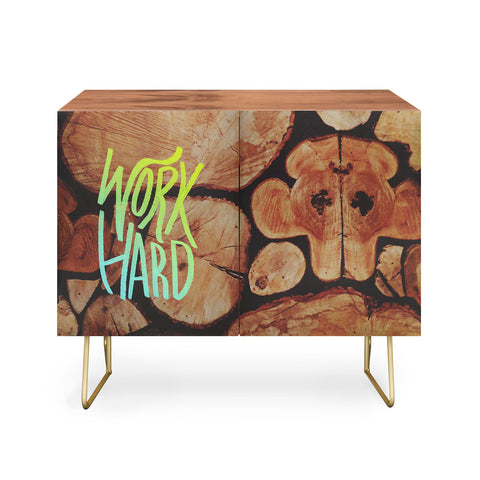 Leah Flores Work Hard Credenza