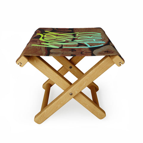 Leah Flores Work Hard Folding Stool