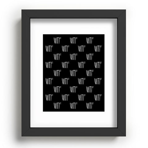 Leah Flores WTF Recessed Framing Rectangle