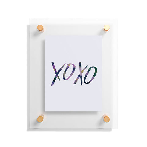Leah Flores XOXO Floating Acrylic Print