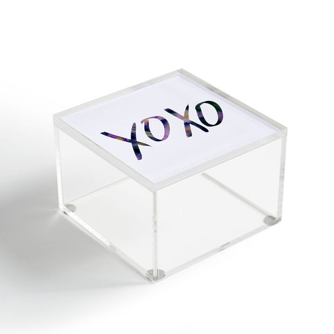 Leah Flores XOXO Acrylic Box