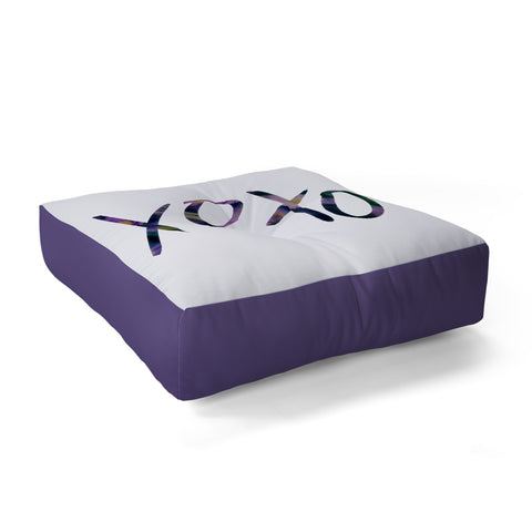 Leah Flores XOXO Floor Pillow Square