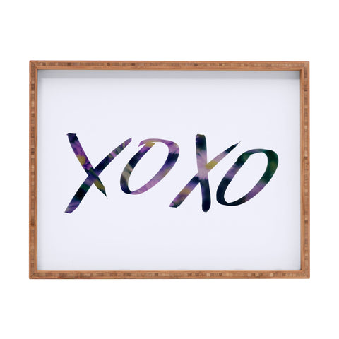 Leah Flores XOXO Rectangular Tray