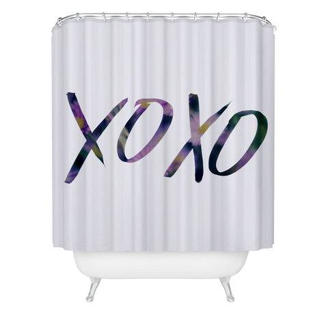 Leah Flores XOXO Shower Curtain