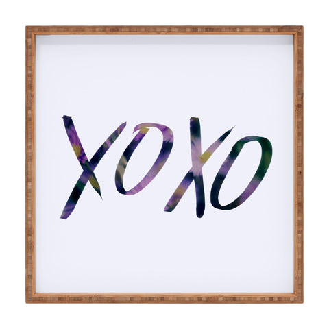 Leah Flores XOXO Square Tray
