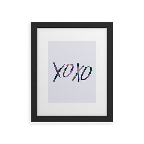 Leah Flores XOXO Framed Art Print