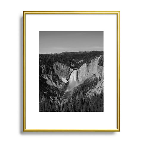 Leah Flores Yellowstone Metal Framed Art Print