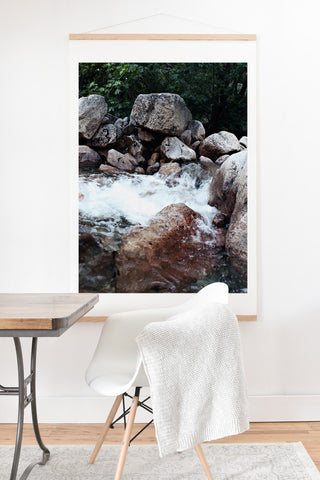 Leah Flores Yosemite Creek Art Print And Hanger