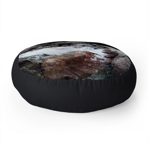 Leah Flores Yosemite Creek Floor Pillow Round