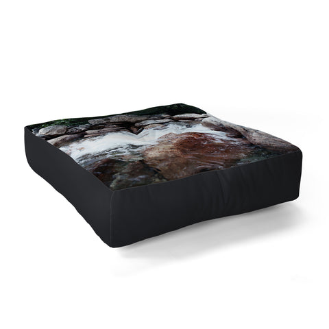 Leah Flores Yosemite Creek Floor Pillow Square