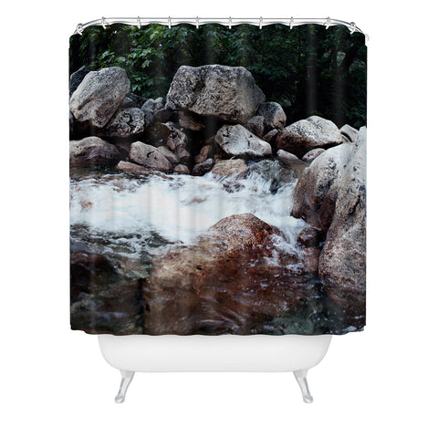 Leah Flores Yosemite Creek Shower Curtain