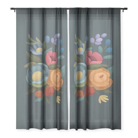 Lebrii Cloe Floral Sheer Non Repeat