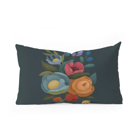 Lebrii Cloe Floral Oblong Throw Pillow