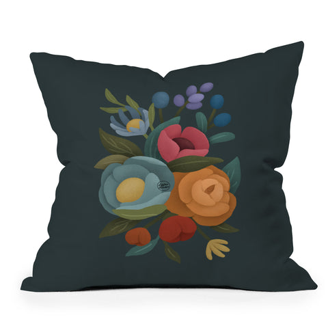 Lebrii Cloe Floral Outdoor Throw Pillow