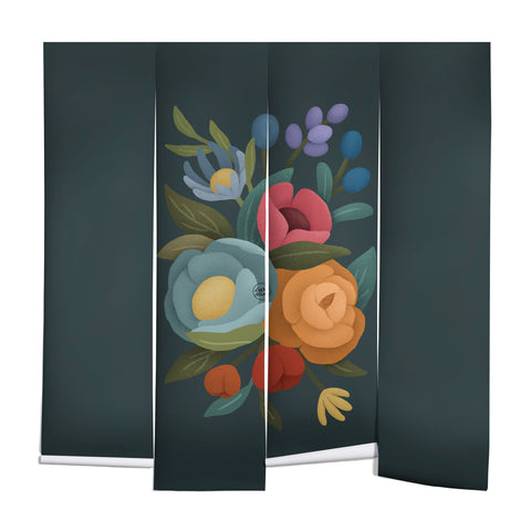 Lebrii Cloe Floral Wall Mural