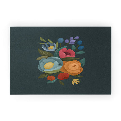 Lebrii Cloe Floral Welcome Mat