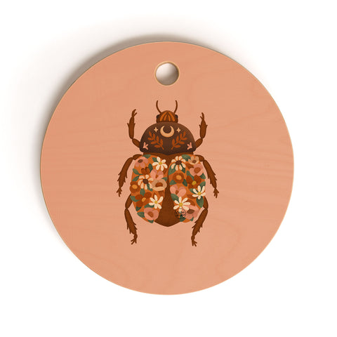 Lebrii Flower Beetle I Cutting Board Round