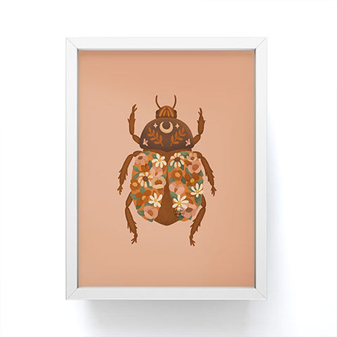 Lebrii Flower Beetle I Framed Mini Art Print