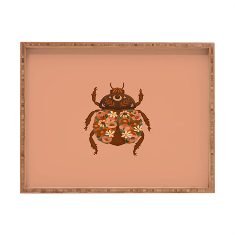 Lebrii Flower Beetle I Rectangular Tray