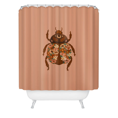 Lebrii Flower Beetle I Shower Curtain