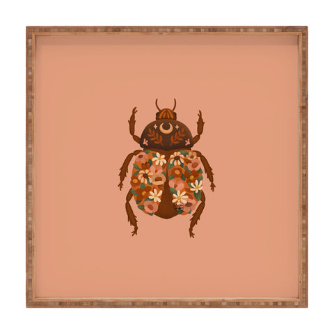 Lebrii Flower Beetle I Square Tray