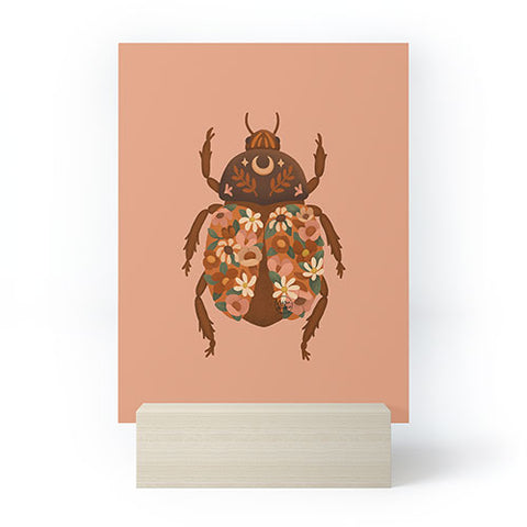 Lebrii Flower Beetle I Mini Art Print