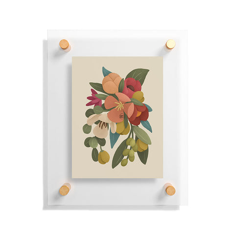 Lebrii Liz Floral Floating Acrylic Print