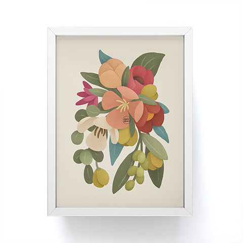 Lebrii Liz Floral Framed Mini Art Print