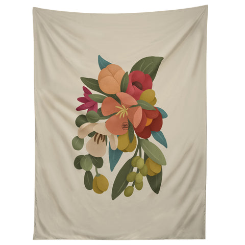 Lebrii Liz Floral Tapestry
