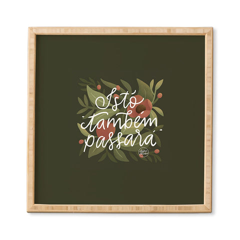 Lebrii This too shall pass Lettering Framed Wall Art