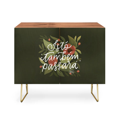 Lebrii This too shall pass Lettering Credenza
