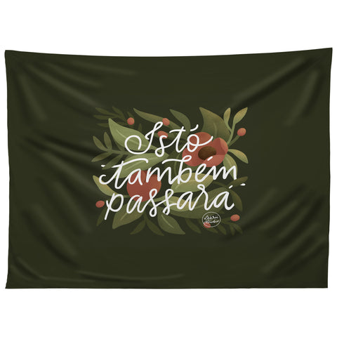 Lebrii This too shall pass Lettering Tapestry