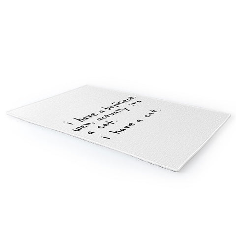 Leeana Benson Boyfriend vs Cat Area Rug