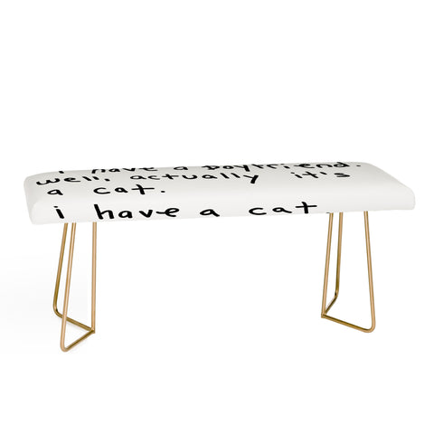 Leeana Benson Boyfriend vs Cat Bench