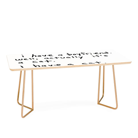 Leeana Benson Boyfriend vs Cat Coffee Table