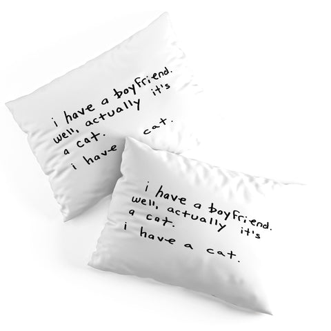 Leeana Benson Boyfriend vs Cat Pillow Shams