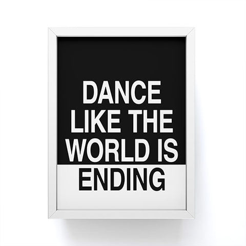 Leeana Benson Dance Like the World Is Ending Framed Mini Art Print