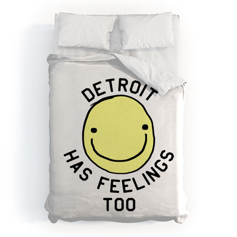 Leeana Benson Detroit Has Feelings Too Duvet Cover
