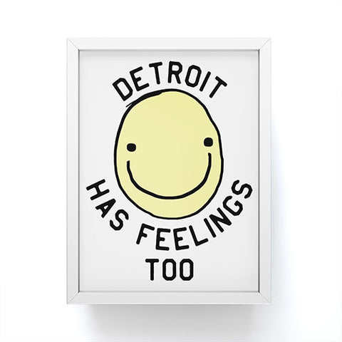 Leeana Benson Detroit Has Feelings Too Framed Mini Art Print