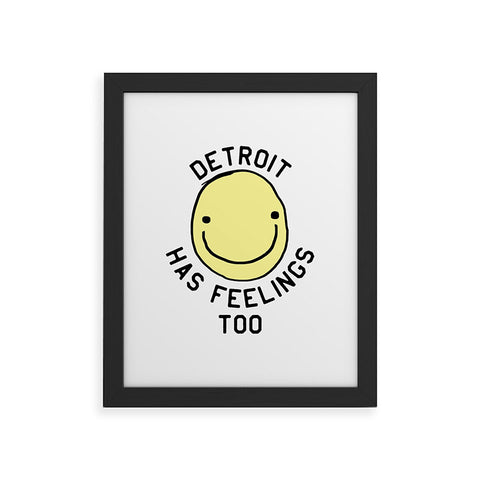 Leeana Benson Detroit Has Feelings Too Framed Art Print