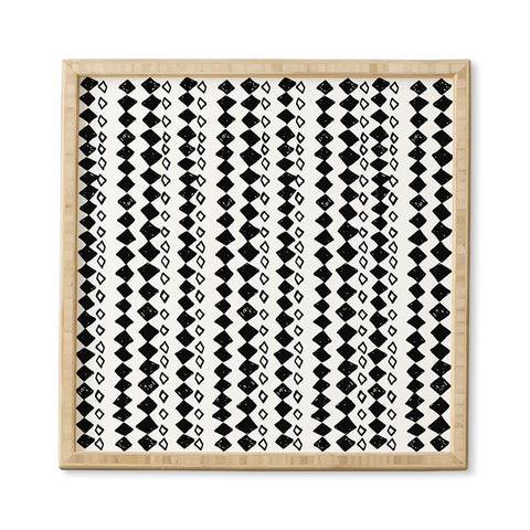 Leeana Benson Diamond Pattern Framed Wall Art