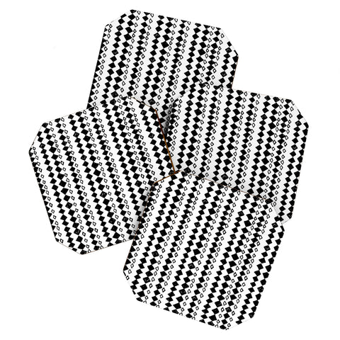 Leeana Benson Diamond Pattern Coaster Set