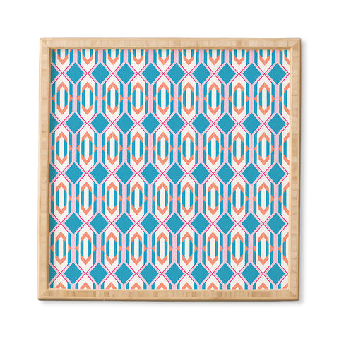 Leeana Benson Diaper Pattern Framed Wall Art