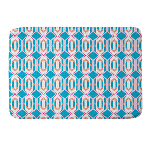Leeana Benson Diaper Pattern Memory Foam Bath Mat