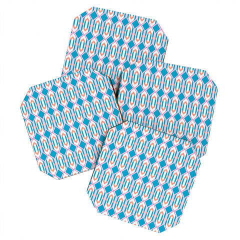 Leeana Benson Diaper Pattern Coaster Set