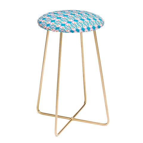 Leeana Benson Diaper Pattern Counter Stool