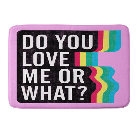 Leeana Benson Do You Love Me Memory Foam Bath Mat