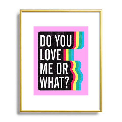 Leeana Benson Do You Love Me Metal Framed Art Print