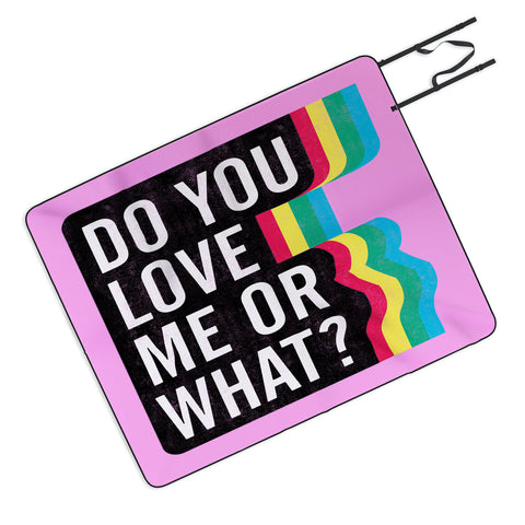 Leeana Benson Do You Love Me Picnic Blanket