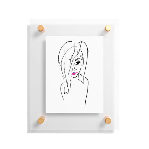 Leeana Benson Girl 2 Floating Acrylic Print